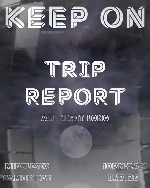 Flyer for Keep On: Trip Report open-to-close set (free)