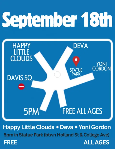 Flyer for Down in Davis Friday Night Stage