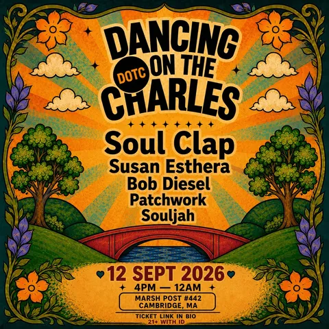 Flyer for Dancing on the Charles - Soul Clap edition