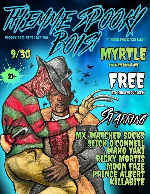 Flyer for Themme Spooky Bois