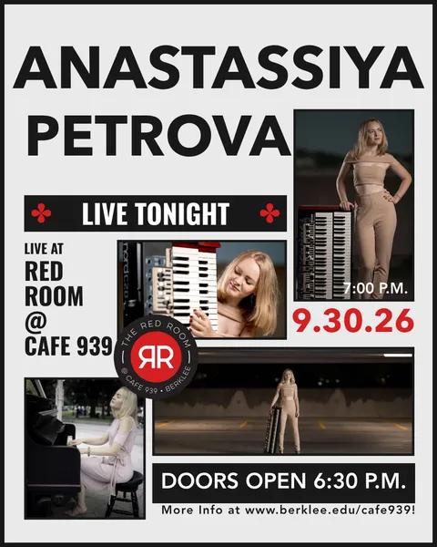 Flyer for Ana Petrova Jazz Night
