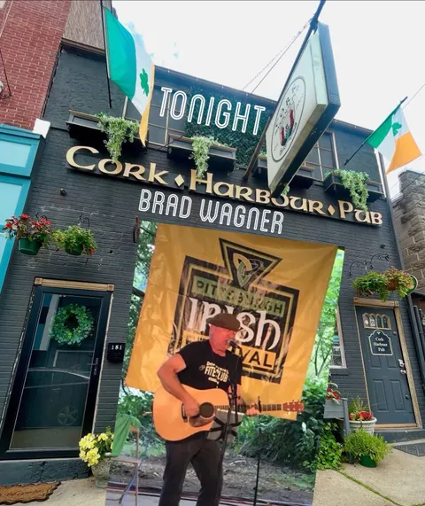 Flyer for Brad Wagner at Cork Harbour Pub