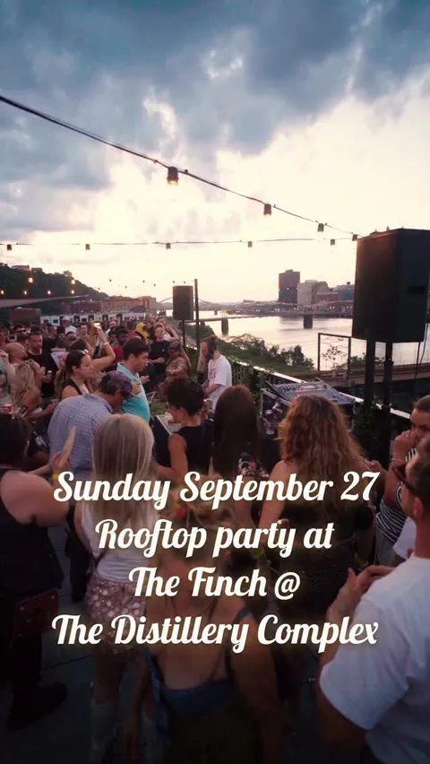 Flyer for ANATTA Open Air Rooftop Party