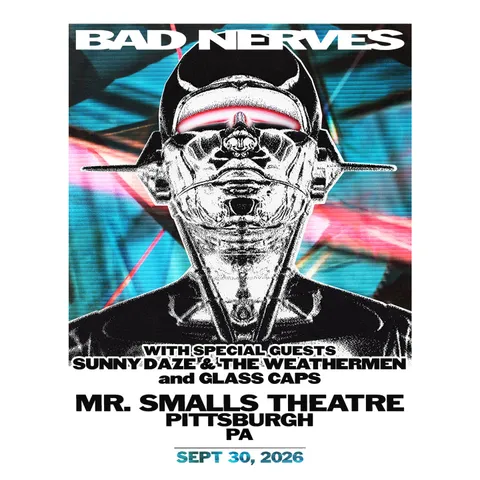 Flyer for Bad Nerves Fall 2026 Tour