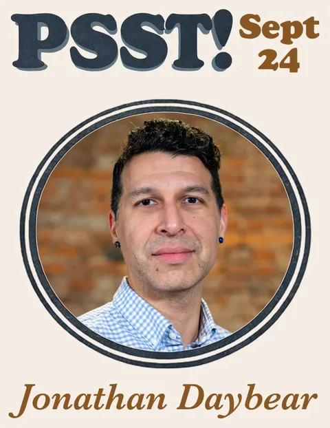 Flyer for PSST! September Artist Drop