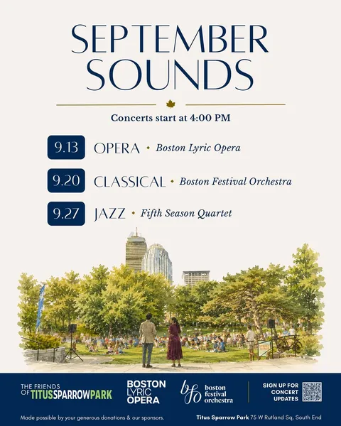 Flyer for September Sounds: Classical by BFO