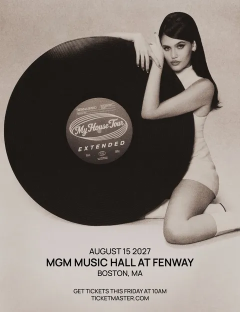 Flyer for Sienna Spiro - My House Tour (Extended)