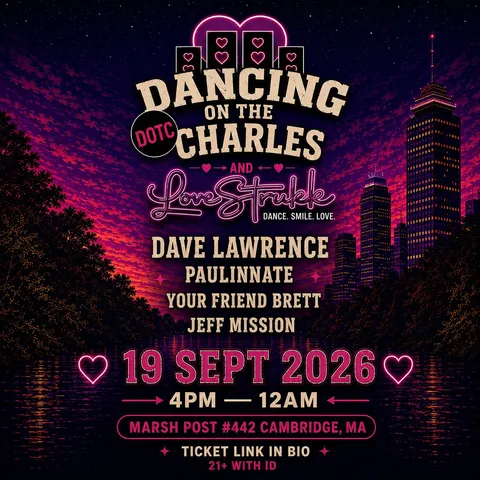 Flyer for Dancing on the Charles day party