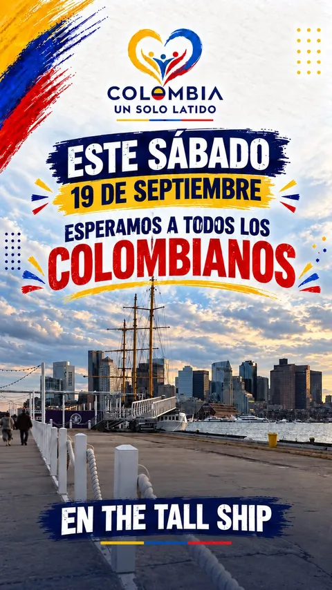 Flyer for Colombia Un Solo Latido