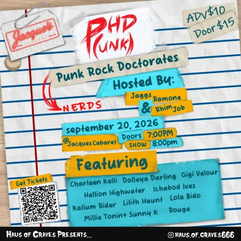 Flyer for Eat the rich, feed the kids, educate the masses (science punks)