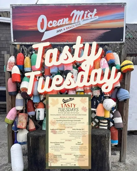 Flyer for Tasty Tuesday with Ocean Mistics feat. Dave Howard
