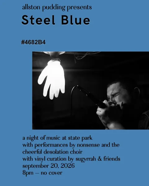 Flyer for Free show at State Park (Thee Dang Ol' Puddcast promo)