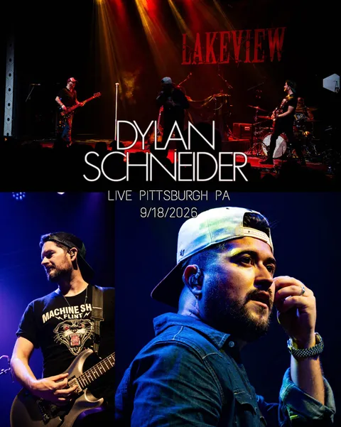 Flyer for Dylan Schneider Live Pittsburgh PA