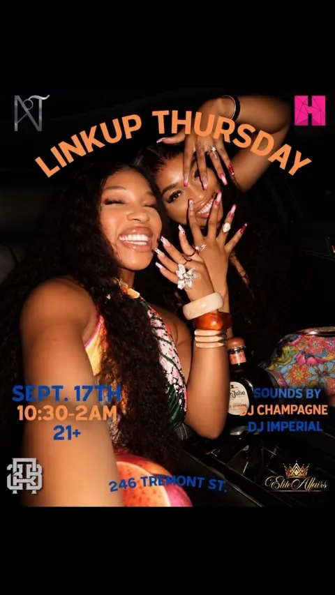 Flyer for LINK UP Thursday