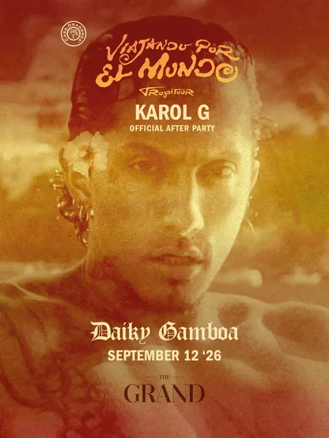 Flyer for The Official @karolg Concert After Party